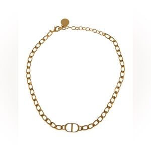 Dior Gold CD Choker Necklace